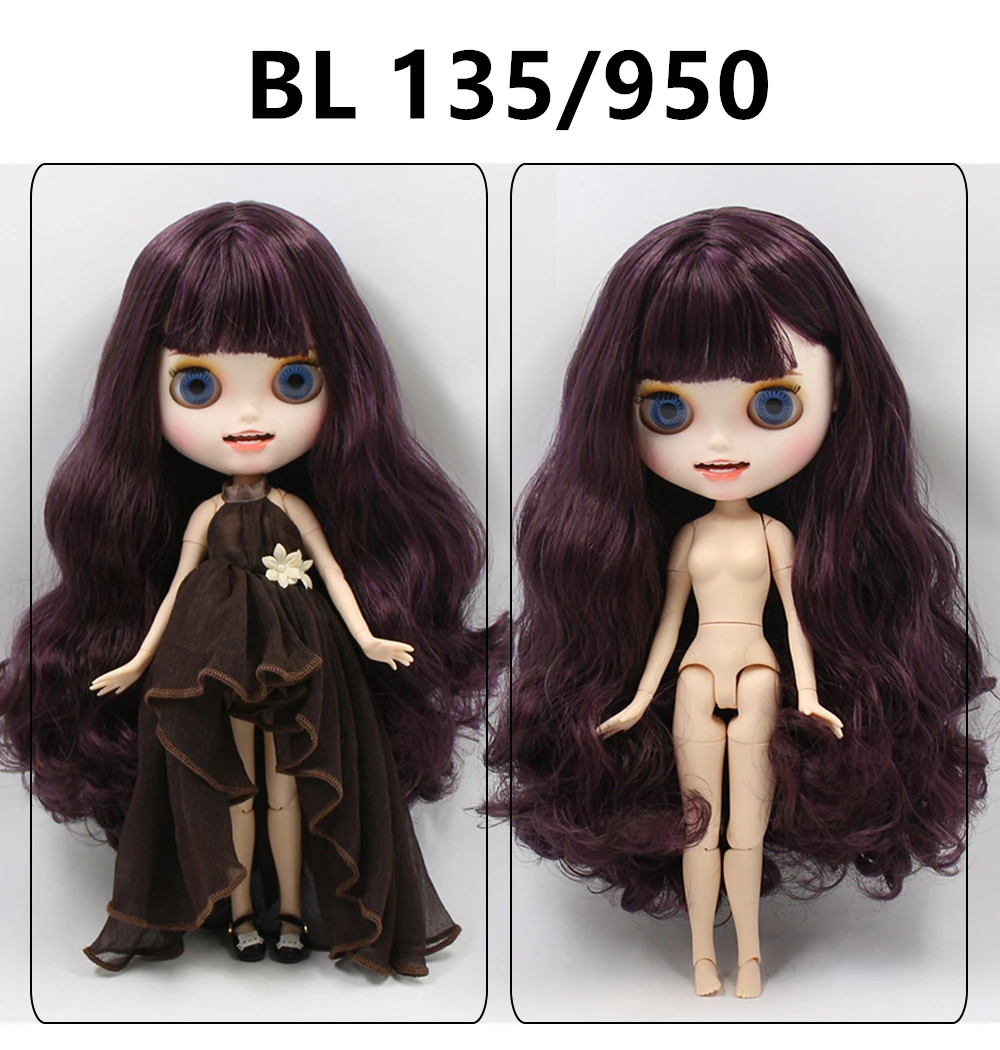 ICY factory blyth doll 1/6 BJD кукла стильный изысканный макияж тела маленький рот смайлик подарок для девочек Специальная цена