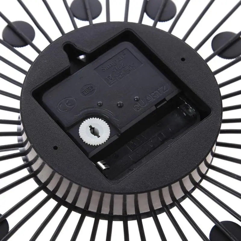 

Diy Metal Sun Silver Wall Clocks Creative Design Art Pow Patrol Watch Quartz Home Decor Quartz Wanduhr Mural Decor