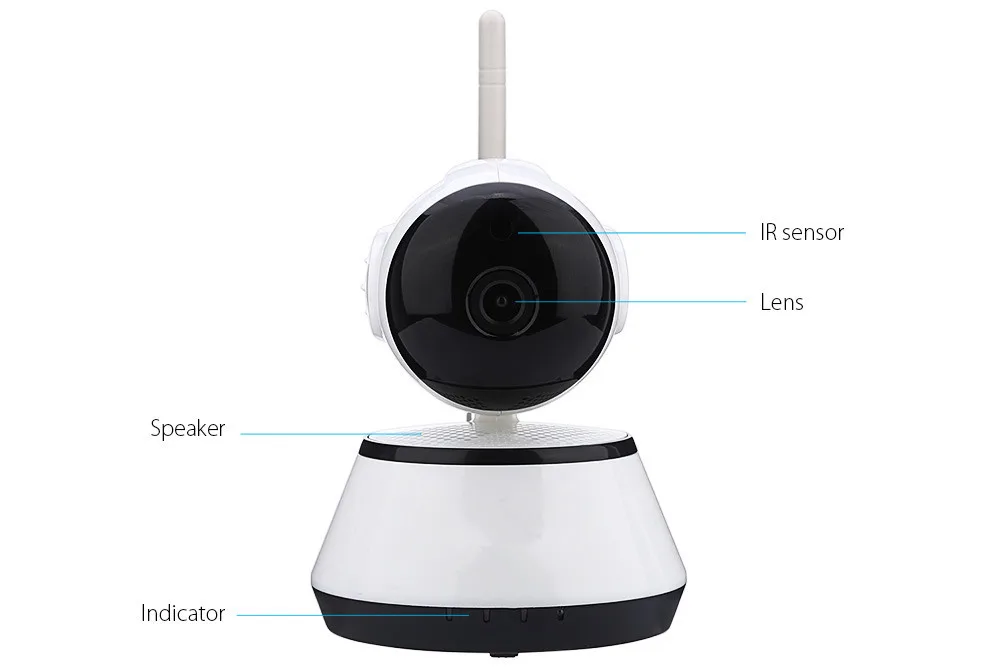 Безопасности сетевая камера с wifi Беспроводной HD Цифровая безопасность IP 1080P ИК