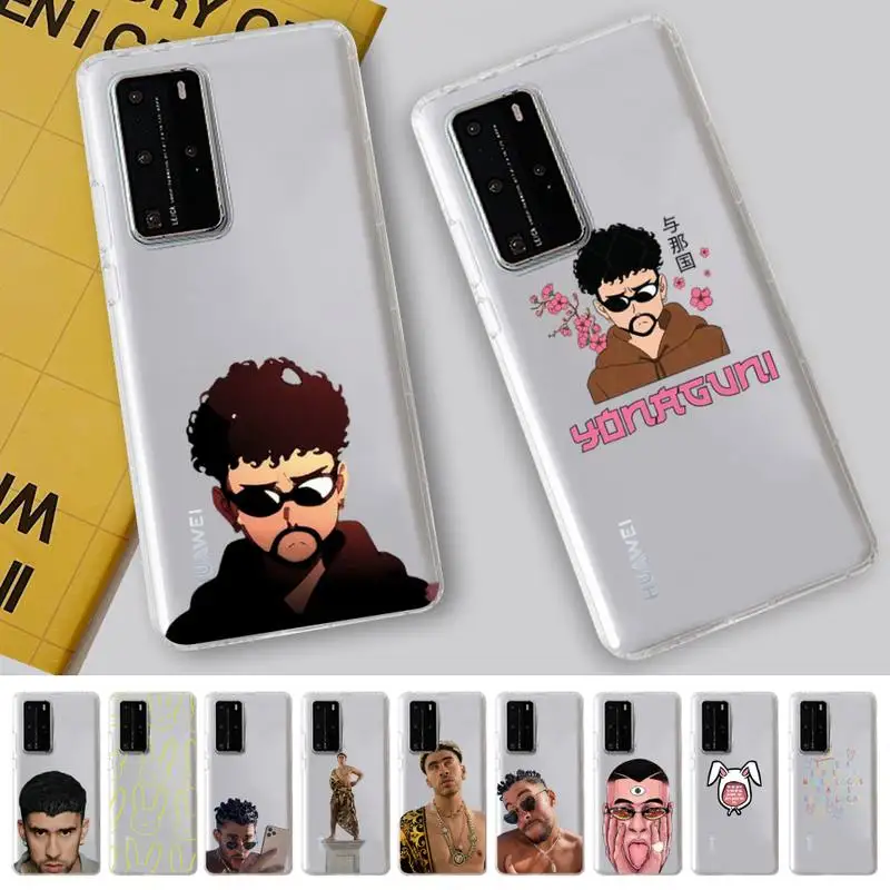 

Bad Bunny new song Yonaguni Phone Case For Huawei P 20 30 40 pro lite Psmart2019 Honor 8 10 20 Y5 6 2019 Nova3E