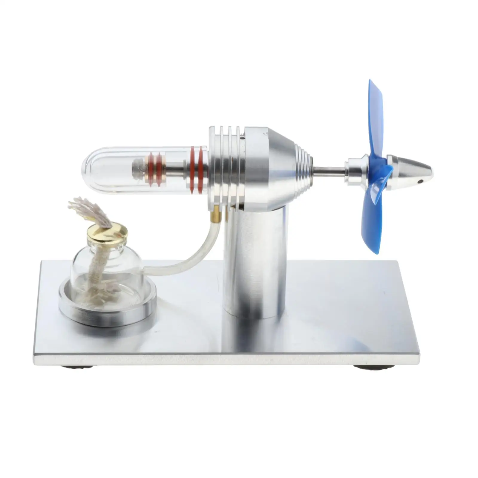 

Hot Air Stirling Engine Single Flywheel Physics Electricity Power Generator