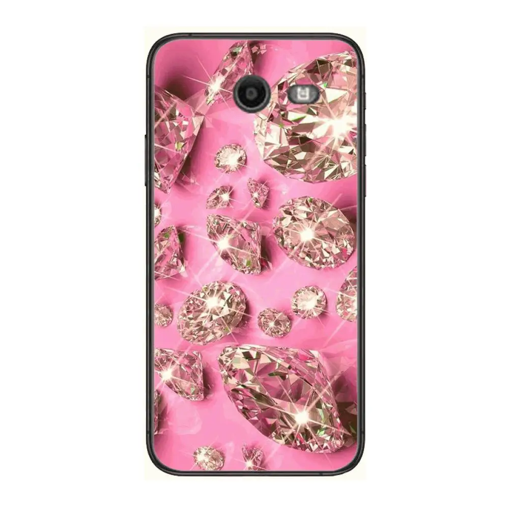 

Beautiful Shining Diamond Phone Case Hull For Samsung Galaxy J 4 3 5 6 7 8 EU 2018 Plus 2017 Black Shell Art Cell Cover TPU