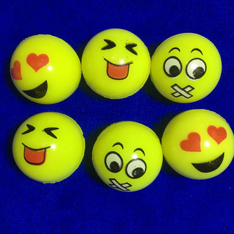 32 мм улыбка прыгающий мяч желтое лицо прыгающие Мячи Детские уличные игровые