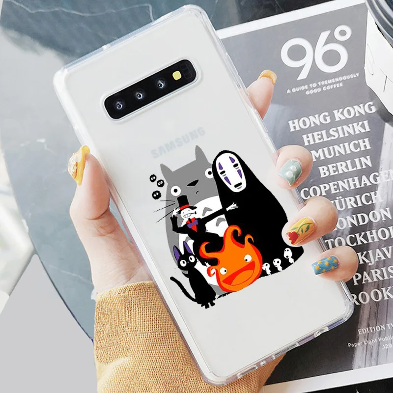 Мягкий прозрачный чехол из ТПУ для телефона Samsung S6 S7 Edeg S8 S9 Plus S10 + S10E Lite A50 A30 A10 |