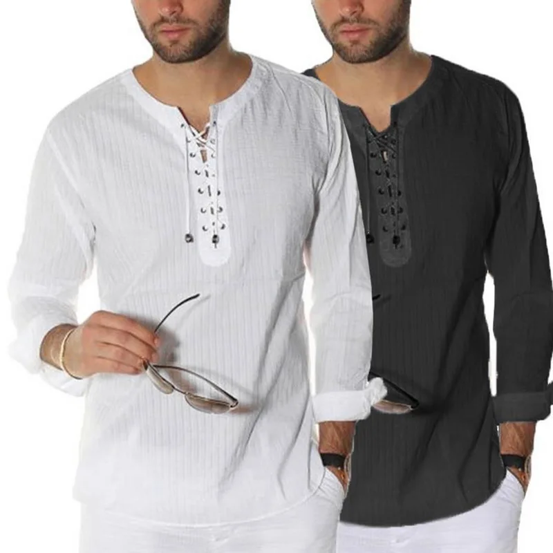 Aisputent Мужская Повседневная модная кружевная длинная легкая винтажная