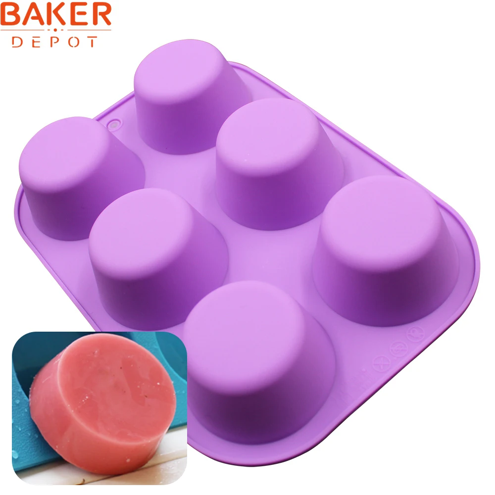 BAKER DEPOT круглая силиконовая форма для тортов Маффин оборудование для выпечки Торты, хлеб, яйцо, форма, пудинг, желе, формы, сделай сам, день рождения, свадьба