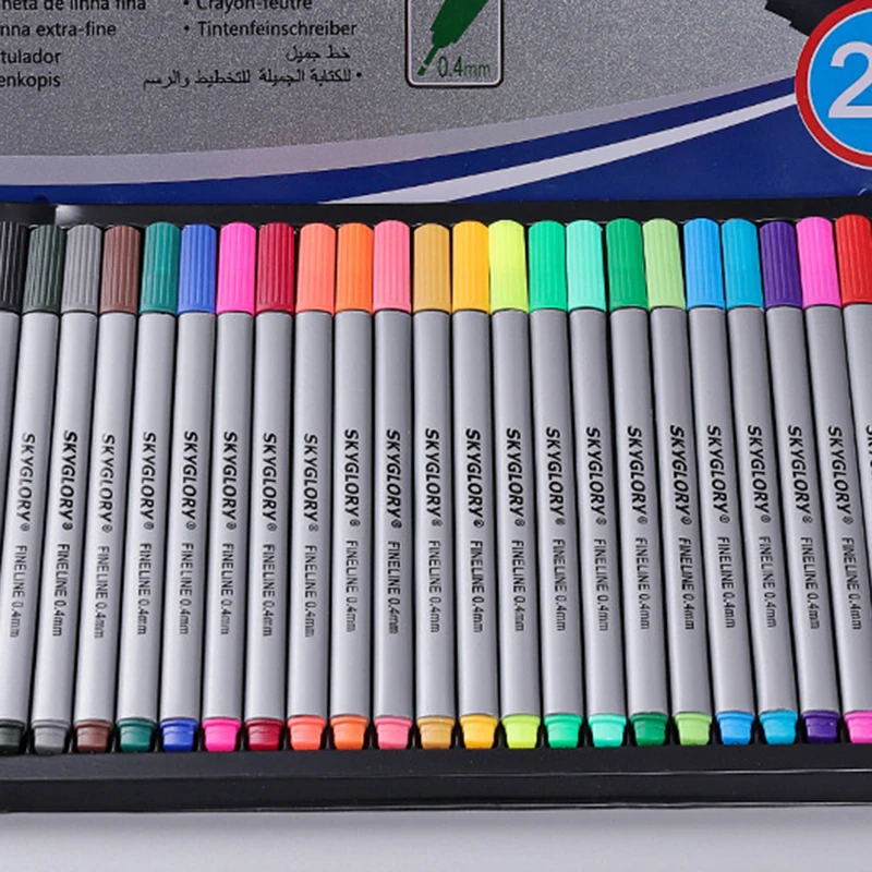 Набор инструментов для рисования по волоконной линии 0 4 мм 20/24/48/72/102