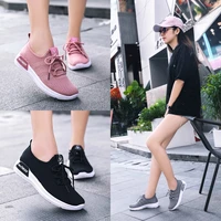 womens shoes fashion breathable mesh rubber sole lace up flat casual shoes outdoor travel walking running shoes zapatos mujer