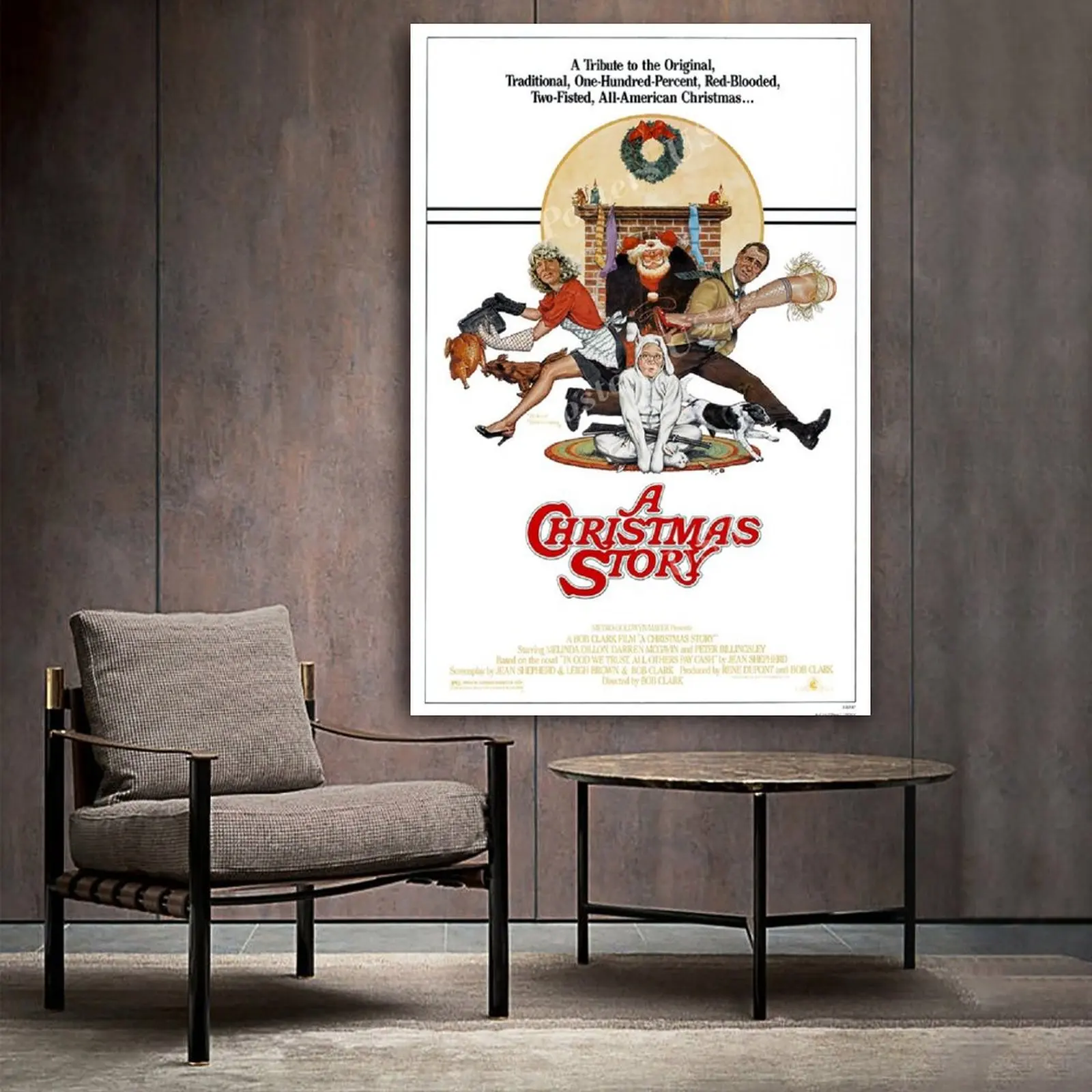 

Оригинальный художественный плакат на холсте с рождественской историей, настенный художественный плакат, современный декор для семейной с...