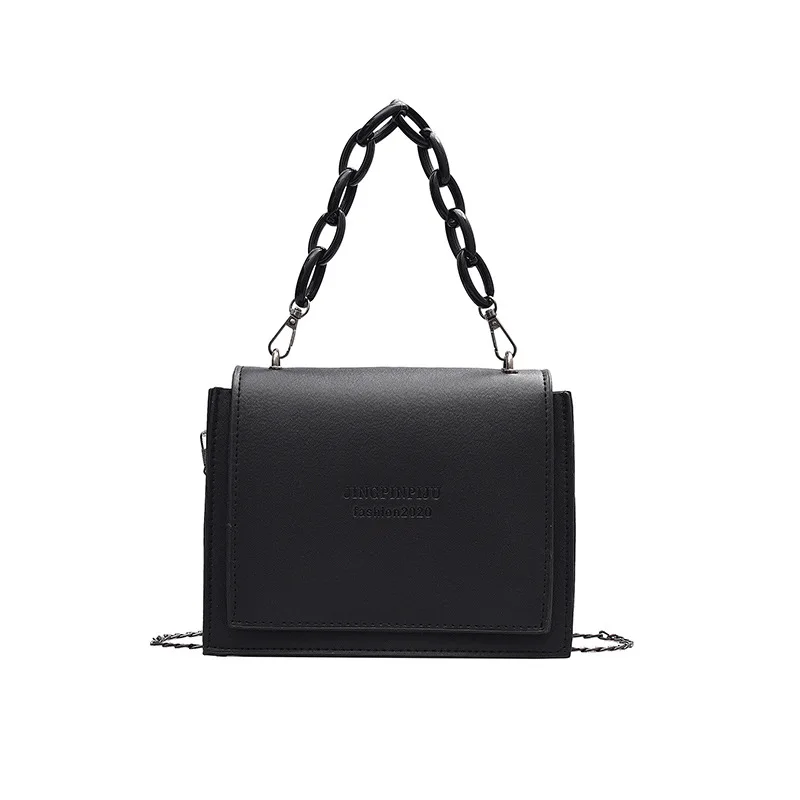 

Net red bag summer new tide small fresh slung Joker ins fashion chain small square bag