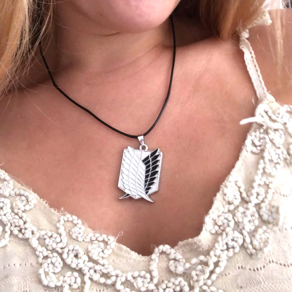 Ожерелье из атаки на Титанов подвеска с изображением крыльев свободы разведчика