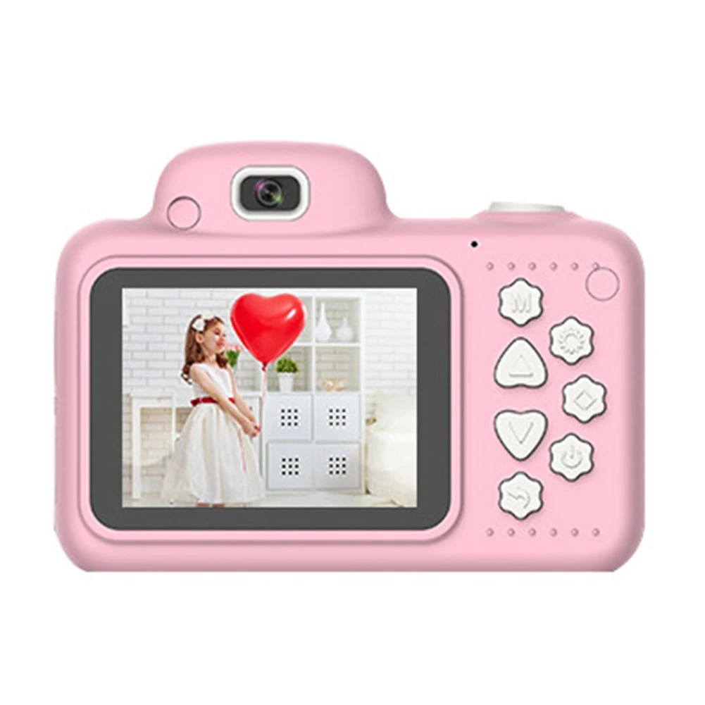Камера подарки Видео с картой памяти DSLR видеокамера двойной объектив мультфильм дети игрушки ударопрочный Мини цифровой ABS 2,4 дюймов экран