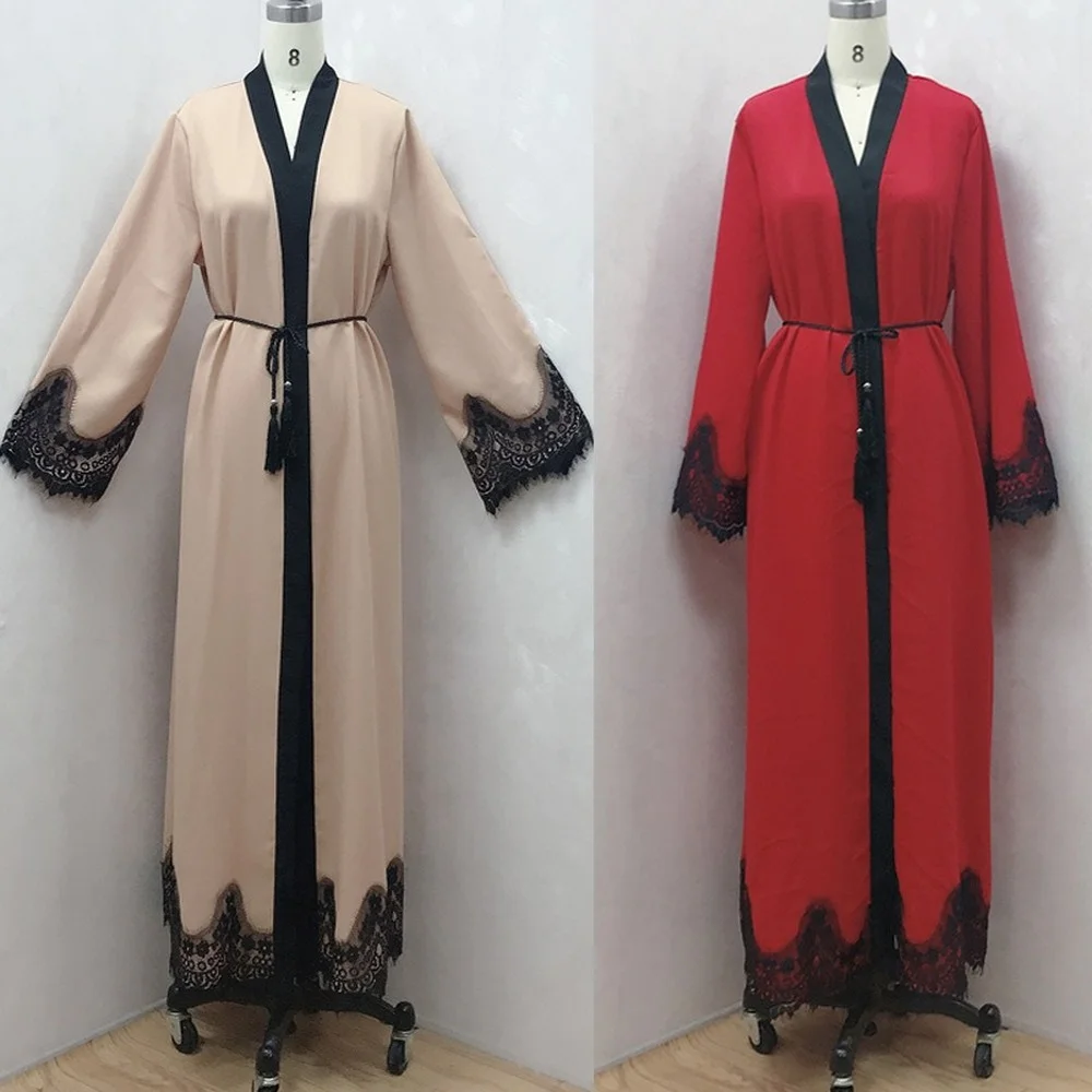 Абайе мусульманское кимоно Арабский Дубай Турция Кафтан марокаин Малайзия