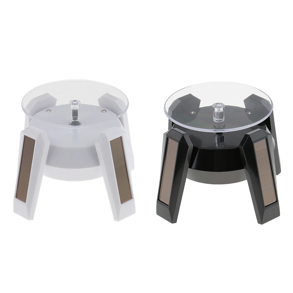 На солнечных батареях 360 Вращающаяся подставка для дисплея ювелирных изделий