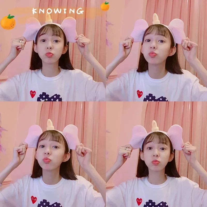 Милые большие уши слон Дамбо Плюшевые игрушки Kawaii девушки повязка для волос мыть