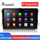Автомагнитола Podofo, 9 дюймов, 2 + 32 ГБ, Android 8,1, Wi-Fi, GPS