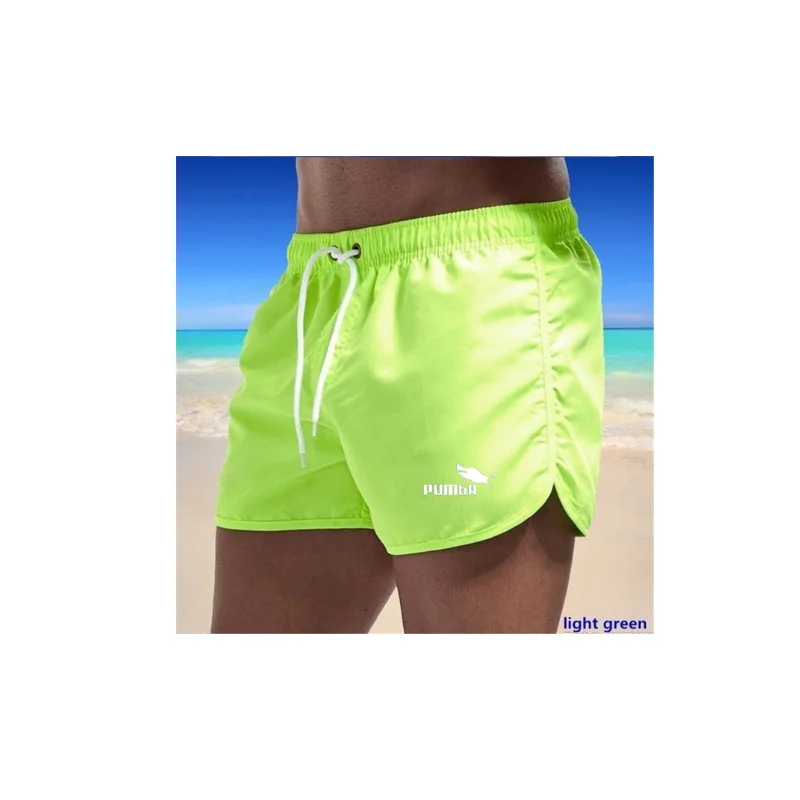 

Ginsio de vero treino masculino malha respirvel secagem rpida esportiva jogger praia shorts slidos homens fitness muscula