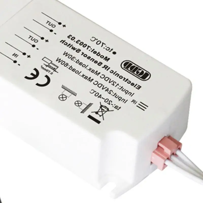 DC 12V ИК датчик переключатель 40W Инфракрасный светильник движения для