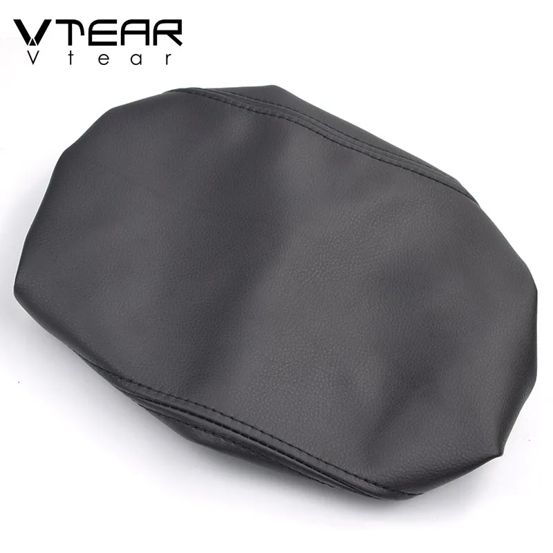 black thread Vtear для Audi A3 подлокотник автомобильный ящик для хранения крышка кожаный интерьер центральная консоль защита украшения стильные аксессуары - Название цвета: black thread