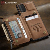 wallet case for samsung galaxy a52 a72 5g a21s caseme card slot zipper leather wallet for samsung galaxy a51 a71 stand cover