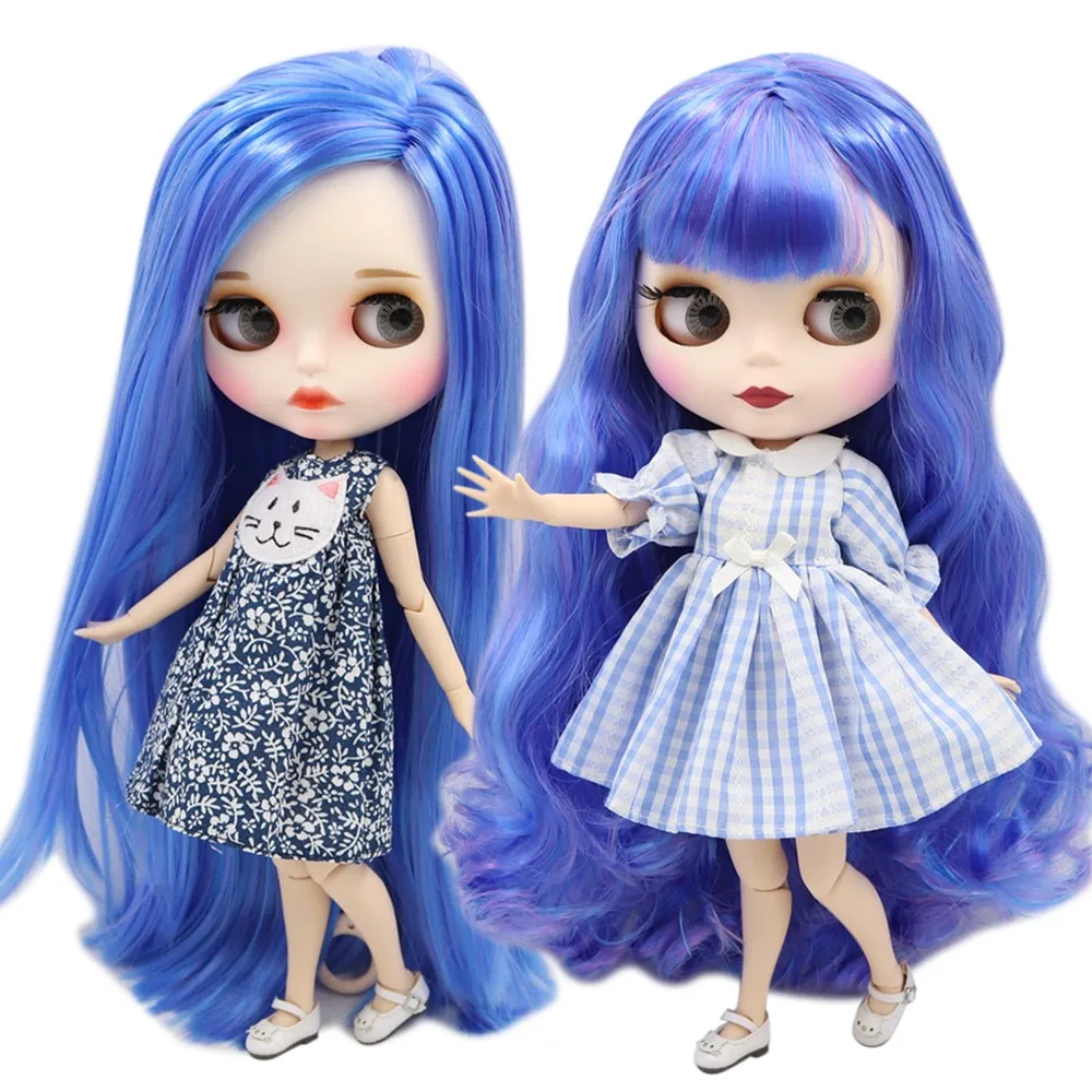 Ледяной DBS Blyth кукольные при воспроизведении музыки волосы с белой кожи 1/6 bjd по