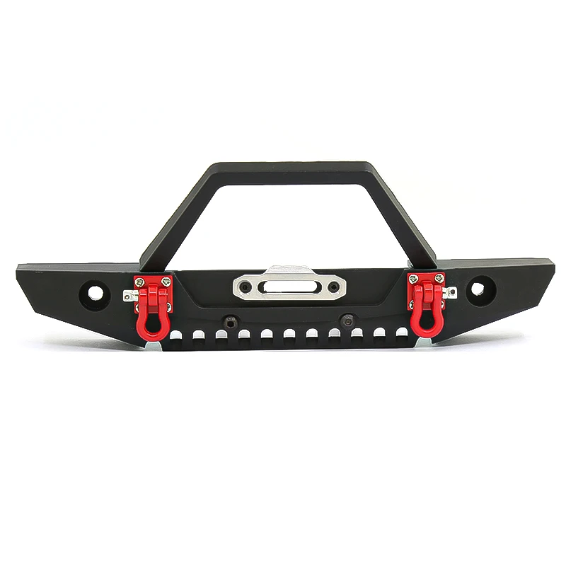 

Front Metal Bumper With Light For 1/10 RC Crawler TRX4 SCX10 D90 MP001