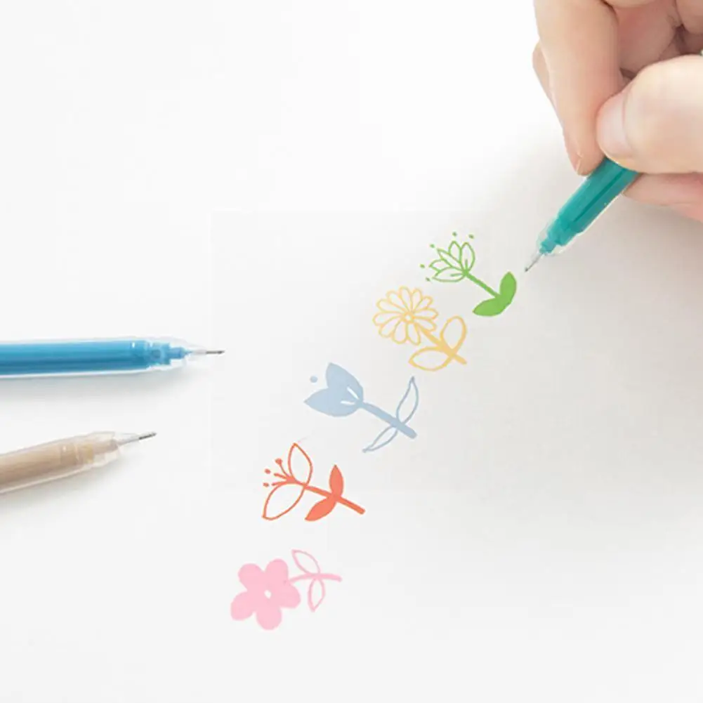 

9 Pcs/set Morandi Gel Pen Multi Colored Gel Ink Pens 0.5mm Pens Signing Student Vintage Writting Write Pen Pen Dedicated Dr D9y6