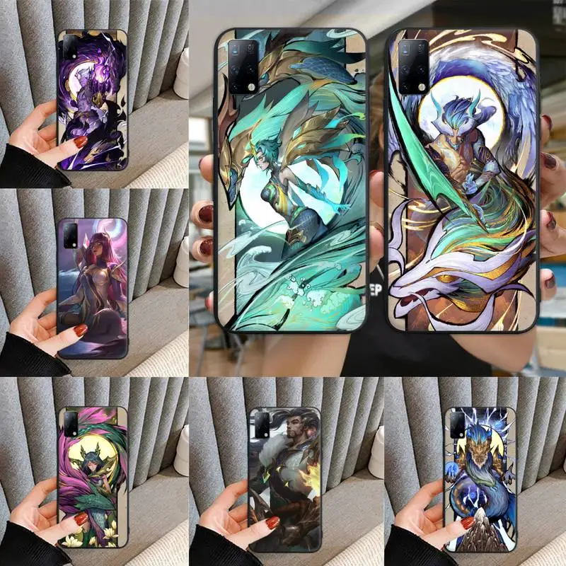 

Storm Dragon Phone Case For xiaomi note10 note3 note2 max3 max2 9 8 6 5 lite pro plus se soft Cover Fundas