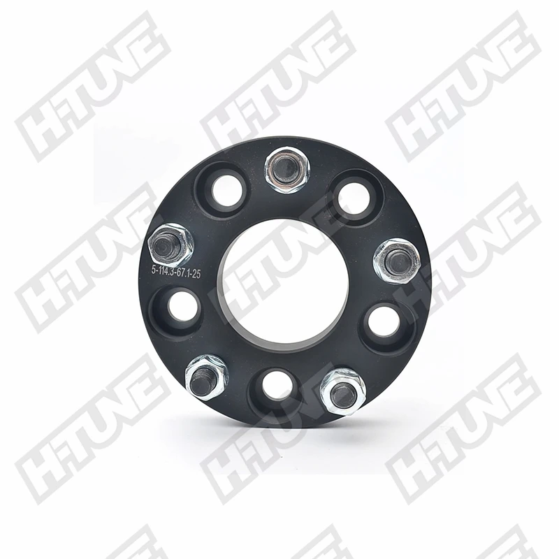 H-TUNE 4 шт. Кованый алюминий черный 5x114. 3PCD 67.1CB 25 мм прокладки колеса подходят для Lancer EVO RX7 MPV MX5
