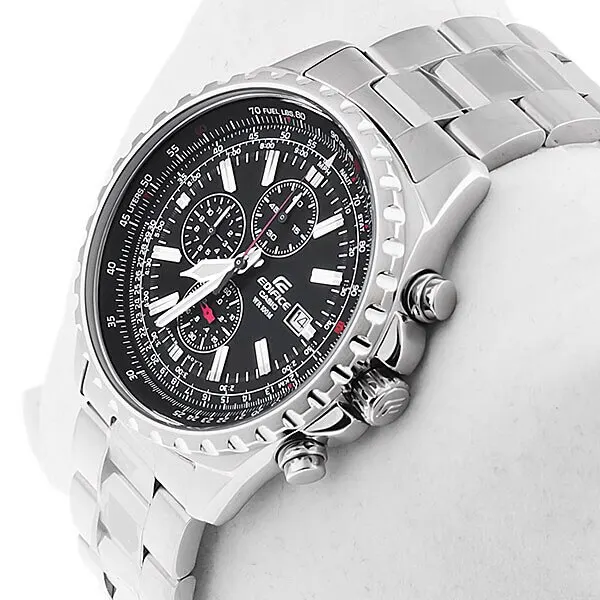 Casio EF-527D-1A мужские японские наручные часы-хронограф с секундомером и