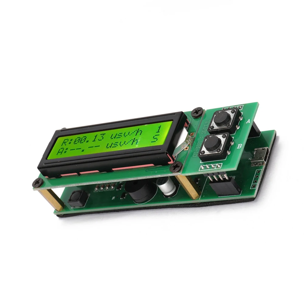 

Nuclear Radiation Detector EMF Meter Geiger Counter Tester Stone Jewelry Radiation Personal Dosimeter with Data Line