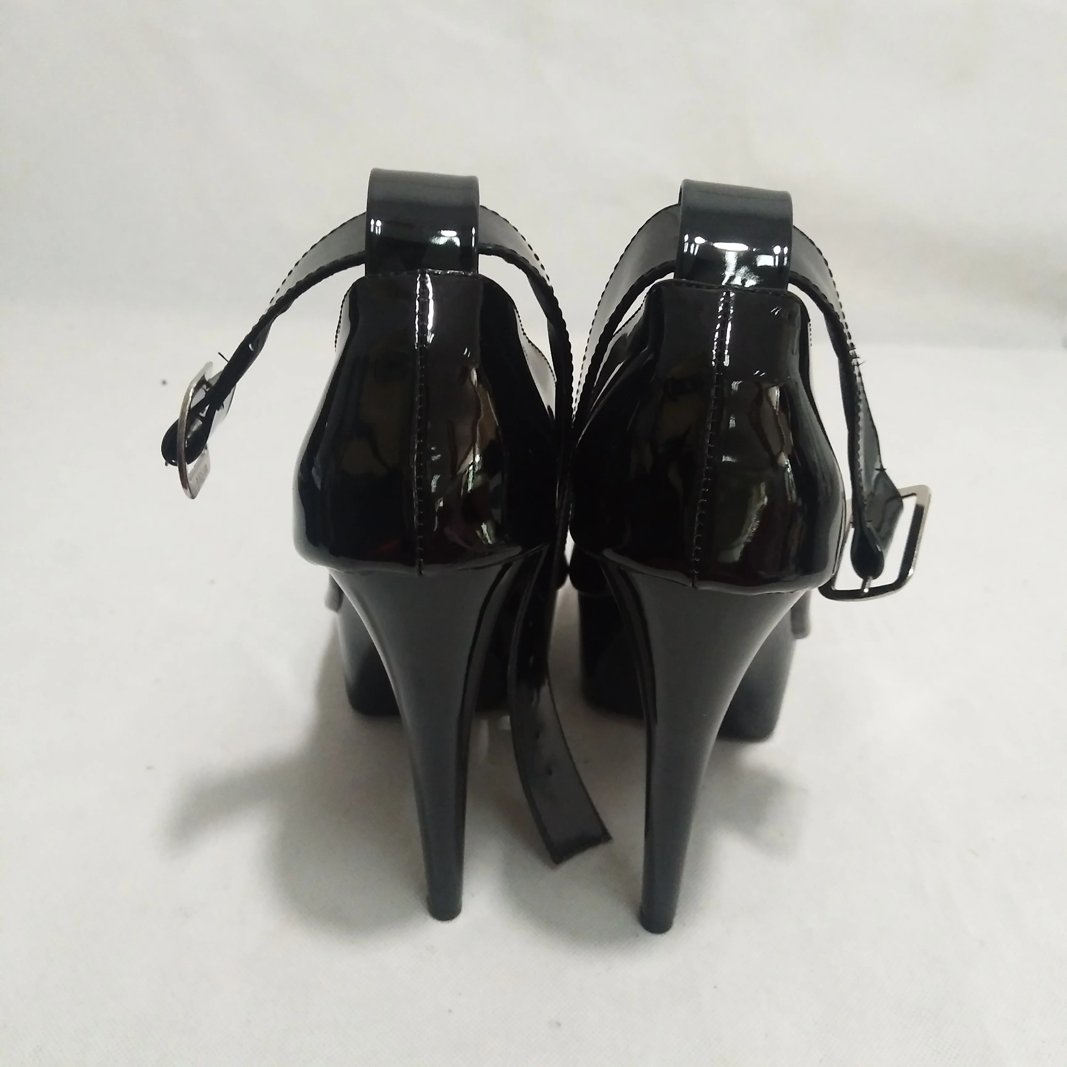 Туфли лодочки на высоком каблуке 15 см водонепроницаемые лакированные|Женские