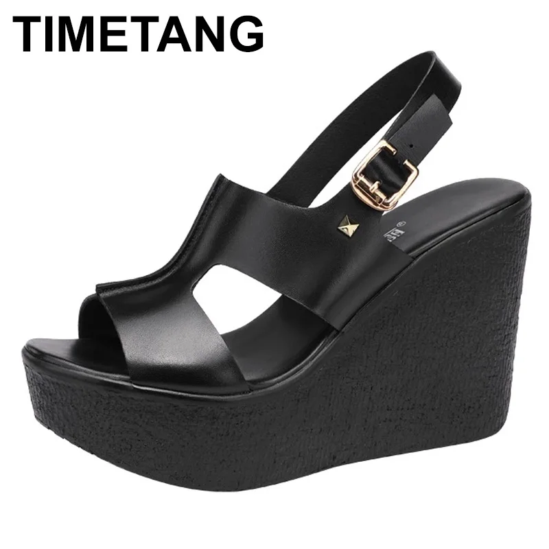 

Женские сандалии с открытым носком, 34-43, лето размера плюс