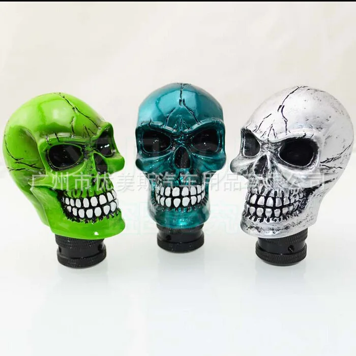 Ручка переключения передач из смолы с черепом рычаг для МОМО BMW Ford Passat Honda Audi