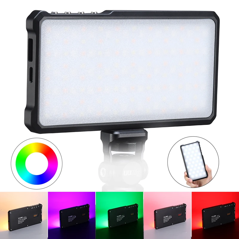 VIJIM VL 3 RGB LED видео свет DSLR заполсветильник 3000 6500K CRI96 освещение для фотосъемки