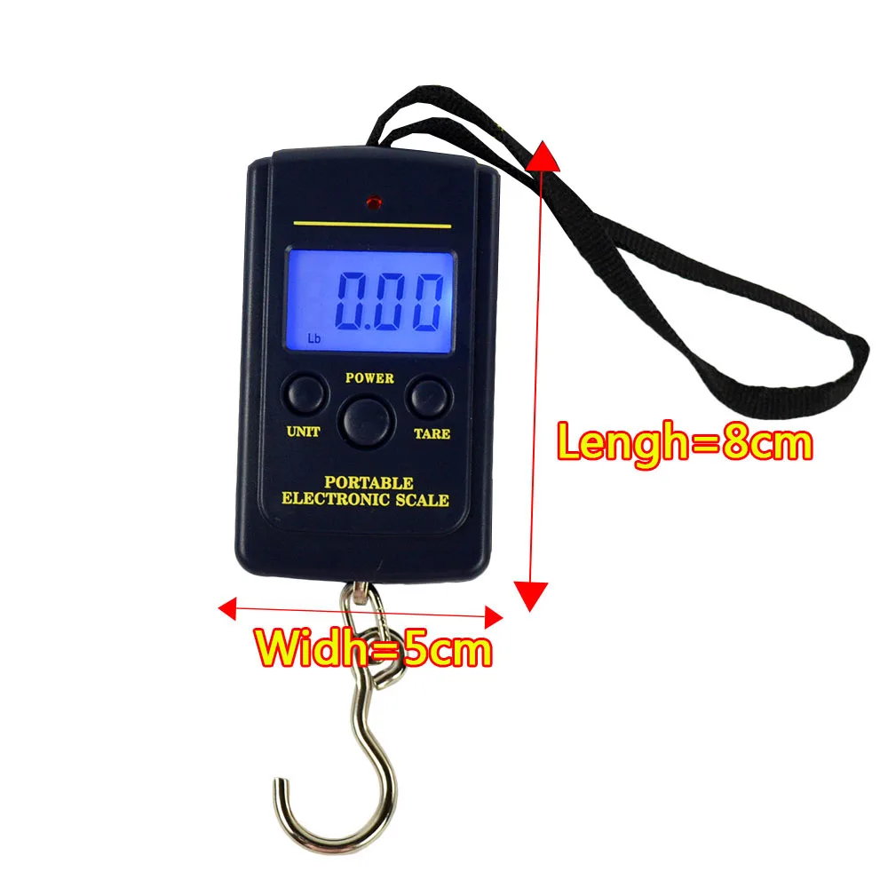 Высокоточные электронные весы до 40 кг подвесные цифровые для рыбалки с