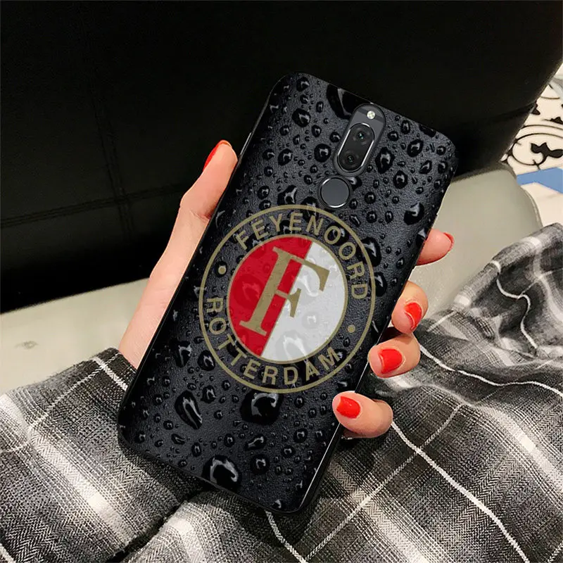 Чехол для телефона Feyenoord Rotterdam FC чехол Huawei Mate10 20X черный мягкий из ТПУ Nova 3 3E Nova5 P9 P10