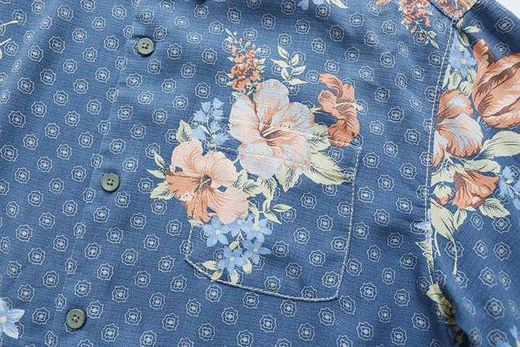 Tencel Мужская Роскошная Одежда гавайская рубашка с коротким рукавом с принтом большой размер США для отдыха