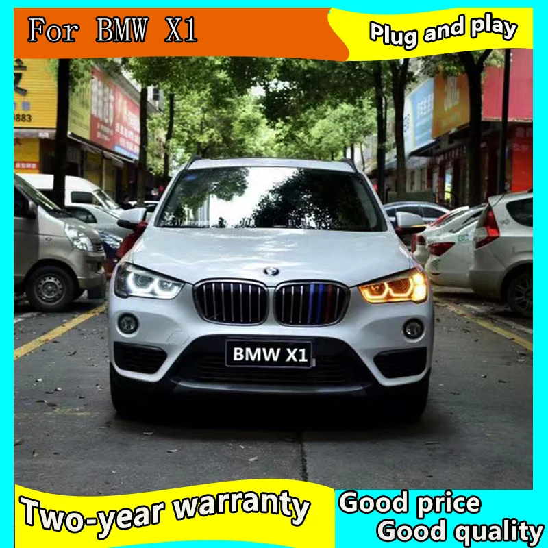 Автостайлинг светодиодная фара для BMW X1 фары 2016-2019 полный светодиодный угол