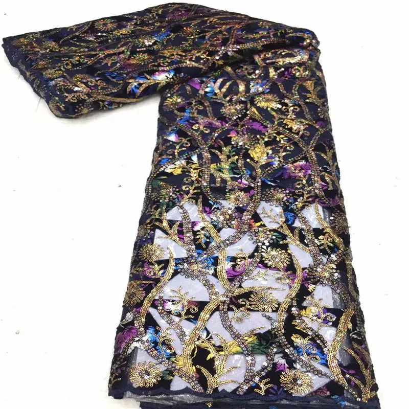 Кружевная ткань 3d высокого качества африканский тюль кружевная с аппликацией