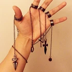 Мультяшный Охотник х Сабер Курапика Гон FREECSS Killua Zoldyck косплей костюм реквизит металлическое кольцо аксессуары сплав цепи мужские кольца