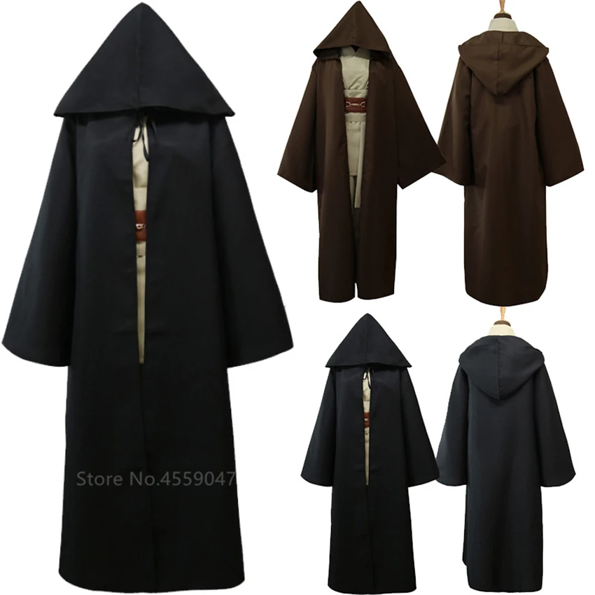 

Adult Star Wars Jedi Knight Cosplay Costume Cloak Anakin Halloween Costume for Women Men Fancy Anakin Skywalker Carnival Party