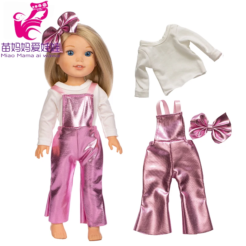 

shirt pants for 14.5 inch Wellie Wishers doll clothes Camille Ashlyn Kendall Emerson 38cm 40cm nancy dolls clothes girl gift