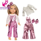 Рубашка и штаны для 14,5 Дюймов, Одежда для кукол Wellie Wishers, Камилла Ashlyn Kendall Emerson, 38 см, 40 см, Одежда для кукол Нэнси, подарок для девочки