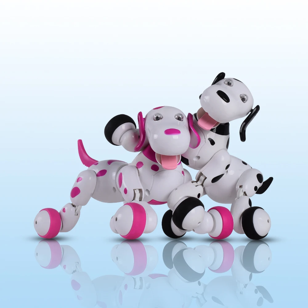 HappyCow прекрасный 777-338 RC робот умная собака 2 4G Интеллектуальный симулятор мини Doggi
