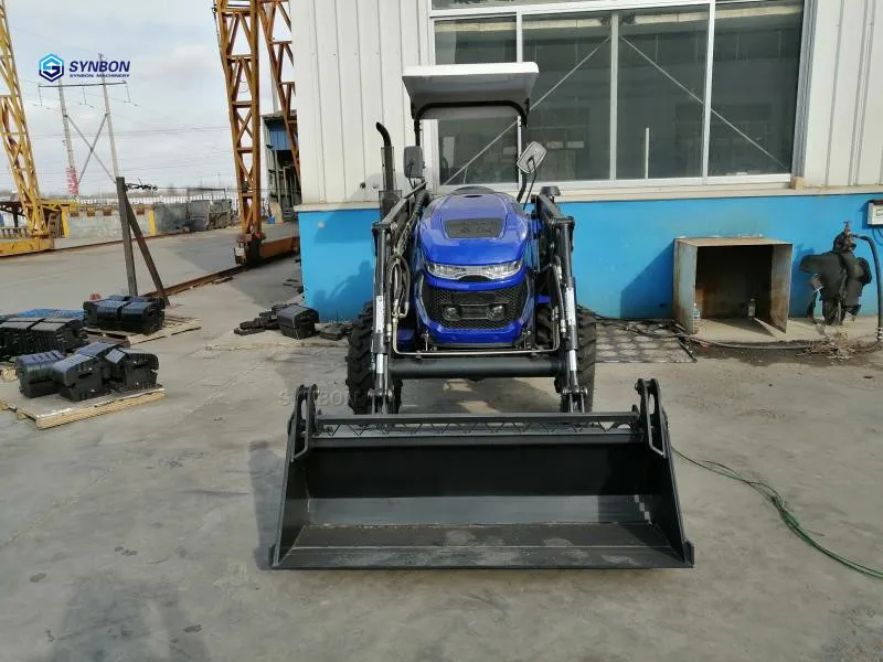 Сельскохозяйственный трактор с фронтальным погрузчиком 40HP 4WD гидравлическая