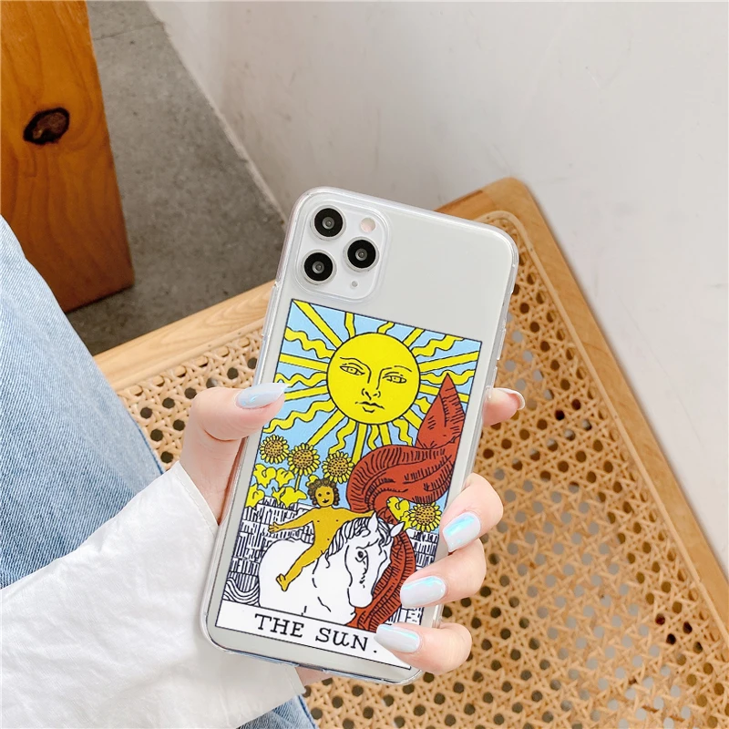 Модный мягкий чехол с изображением Солнца и Луны для Samsung Note 10 8 9 plus S20 S10 S9 S8 S7 A30 A40