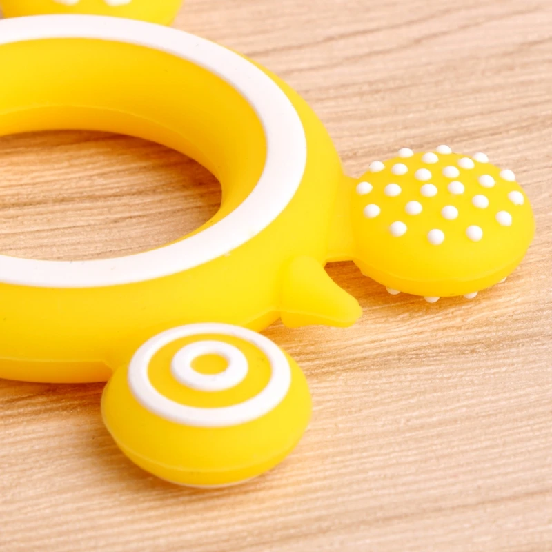 

Cute Safety Tortoise Baby Kids Food Grade Silicone Soother Teether Teething Pacifier