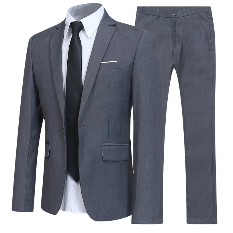 

Для мужчин костюмы Костюмы для жениха смокинги тонкий британский стиль студентов деловой мужской костюм Для мужчин бизнес для отдыха, кост...