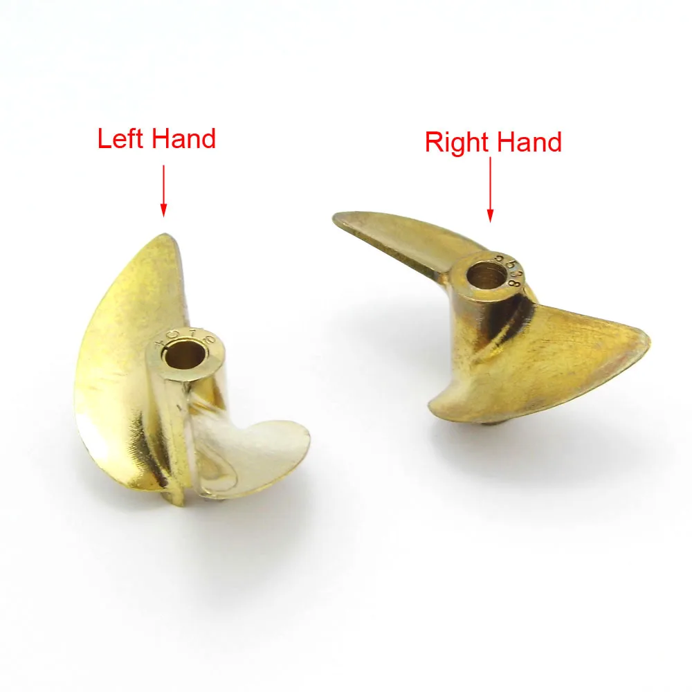 1 шт медный пропеллер с 2 лопас